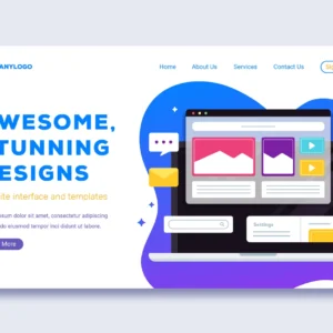 Template Landing page